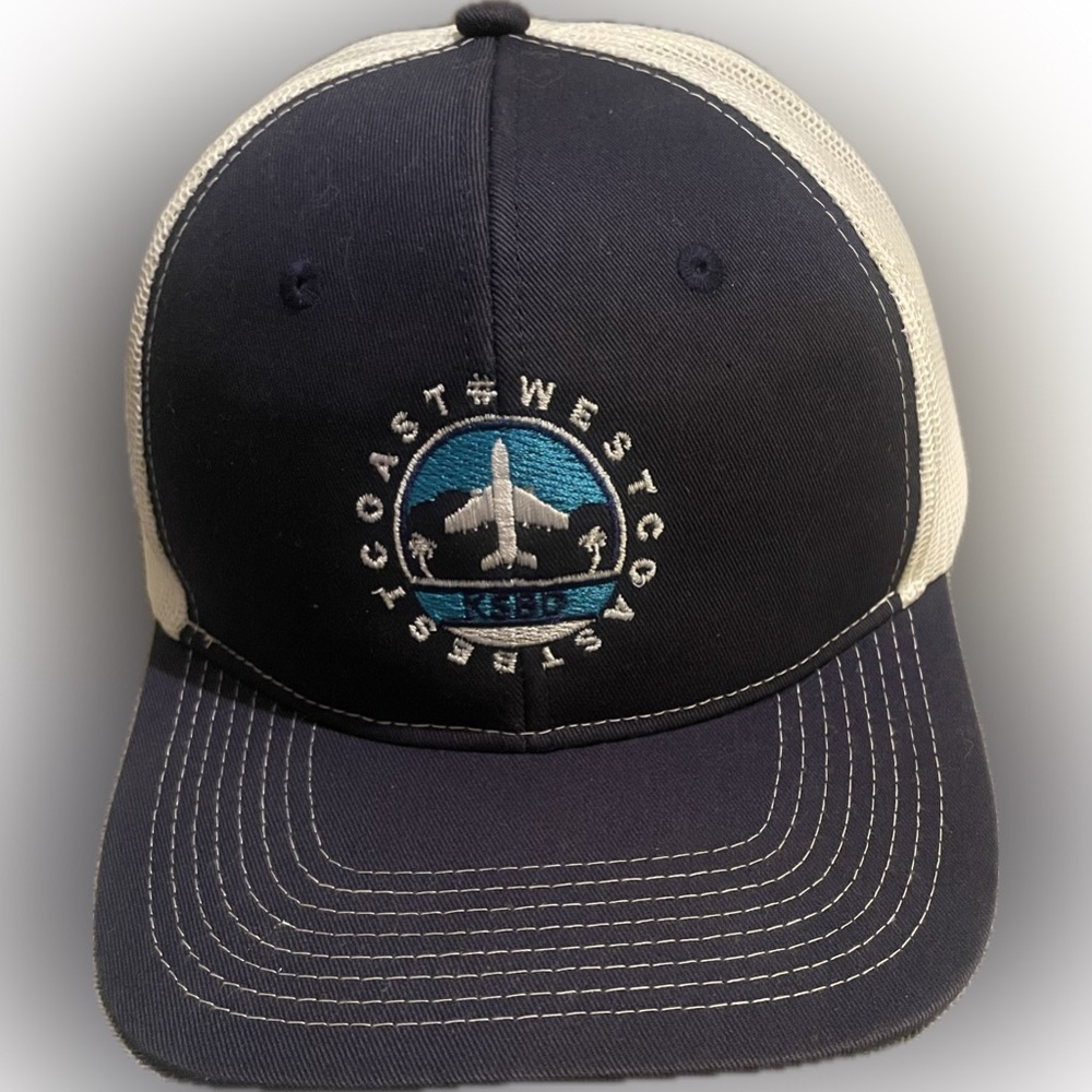 Port Authority Navy and White Hat